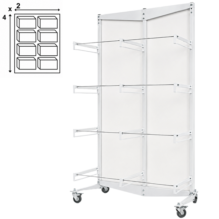 2GR Structure For Drawer's System 2x4 Breeding Cages Art. 342 FULL SET