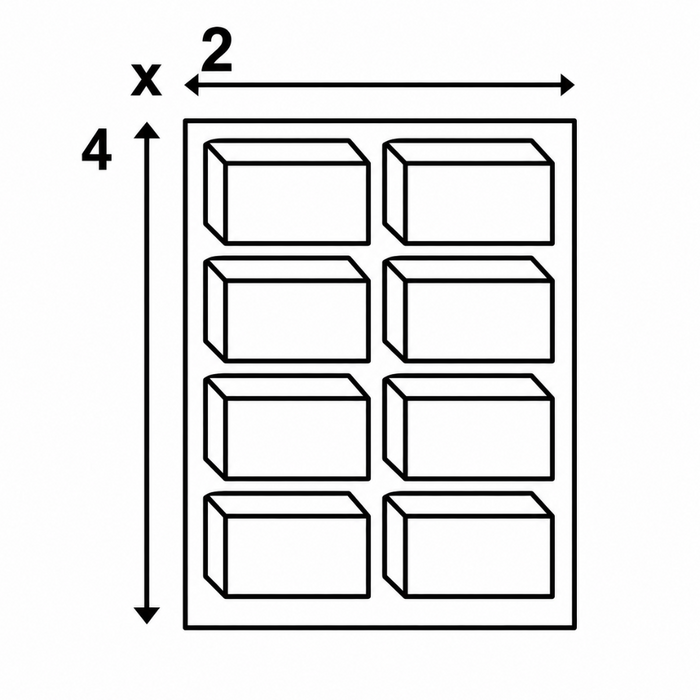2GR Structure For Drawer's System 2x4 Art. 342