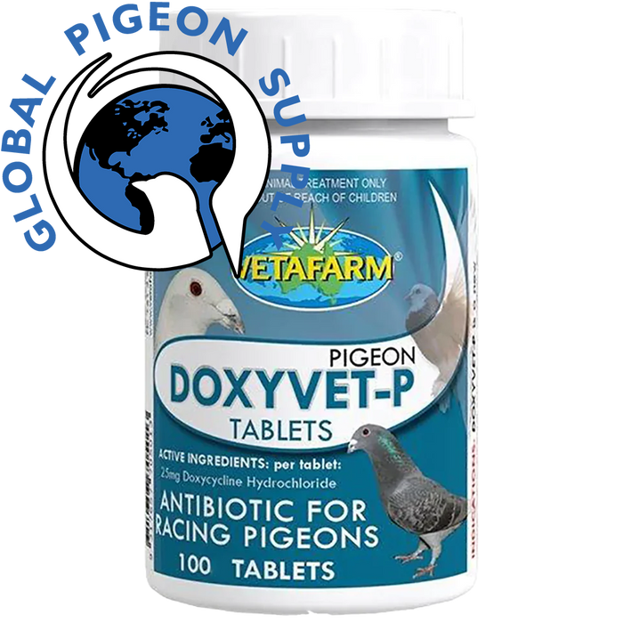 Vetafarm Pigeon Doxyvet-P 100 Tablets
