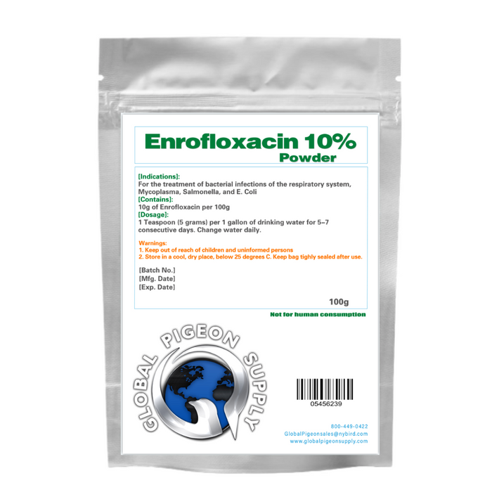 Global Silver Enrofloxacin 10% Powder 100 g