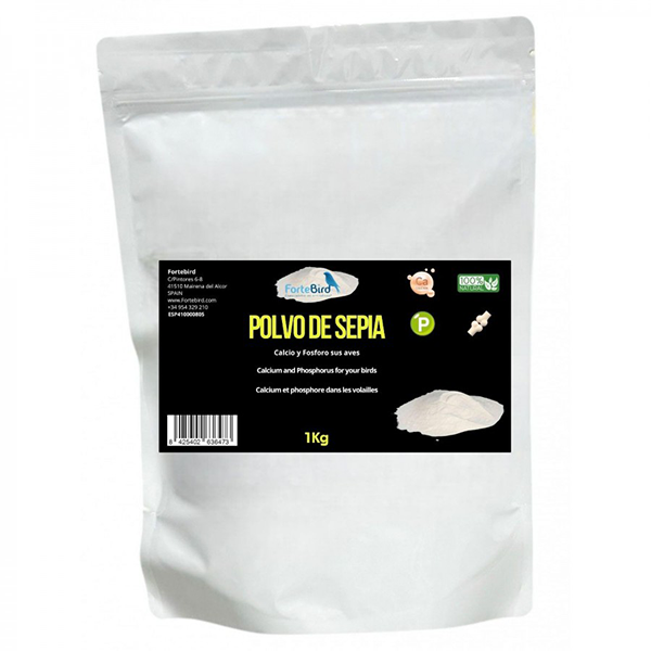 ForteBird Polvo De Sepia Cuttlefish Bone Powder