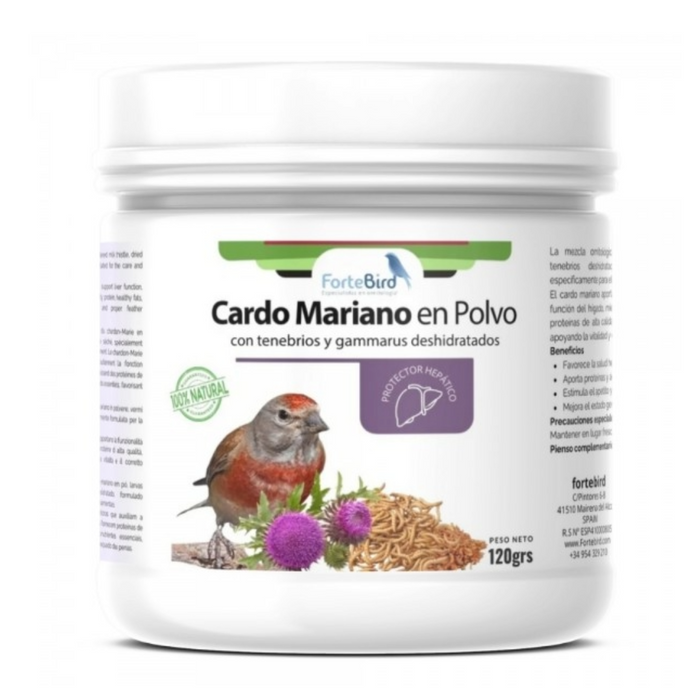 ForteBird Cardo Mariano Con Pinki Deshidratado 120g