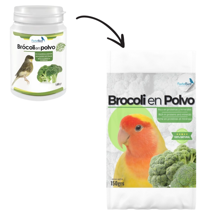 ForteBird Brócoli en Polvo 150g (Broccoli Powder)