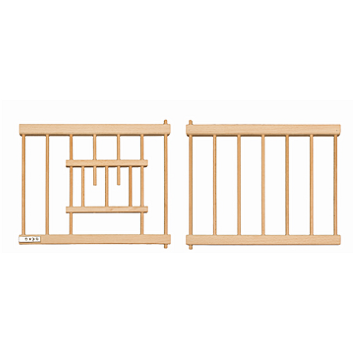 Polmark Door Set with Sliding Grill-Wooden Spokes