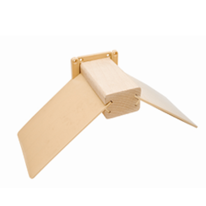 Polmark Wooden Perch 7cm with Beige Wings