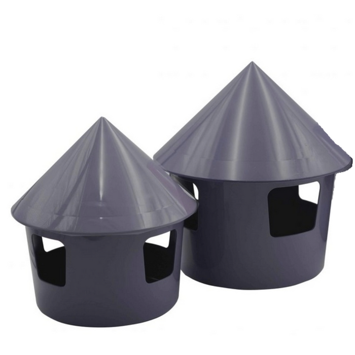 Polmark Canopy Top Drinker with Lid- Grey