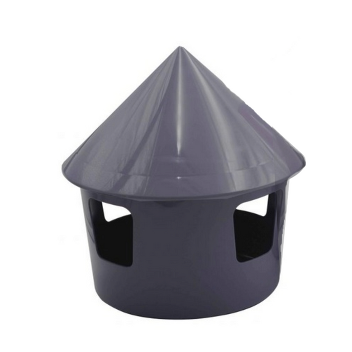 Polmark Canopy Top Drinker with Lid- Grey