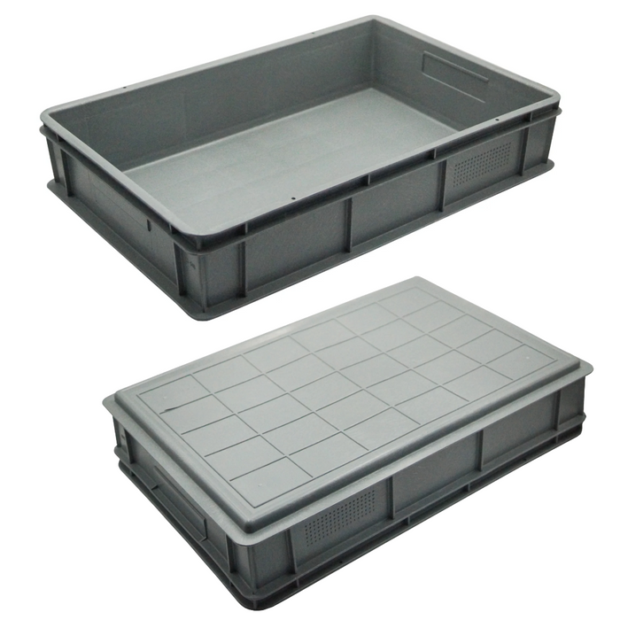 Polmark Rectangular Bath Pan - Grey