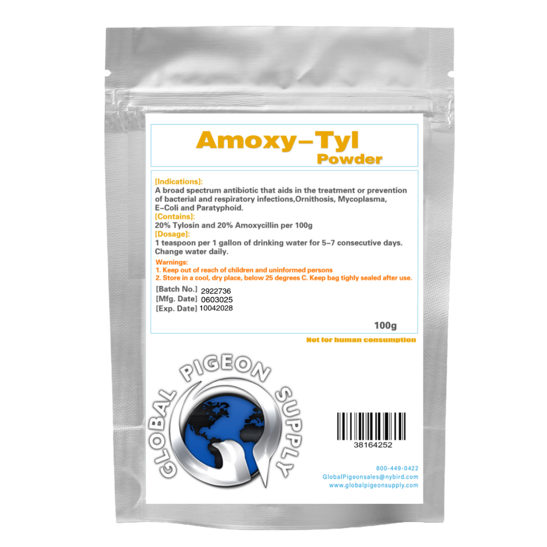 Amoxy-Tyl Powder | Amoxy-tyl Antibiotic | Global Pigeon Supplies ...