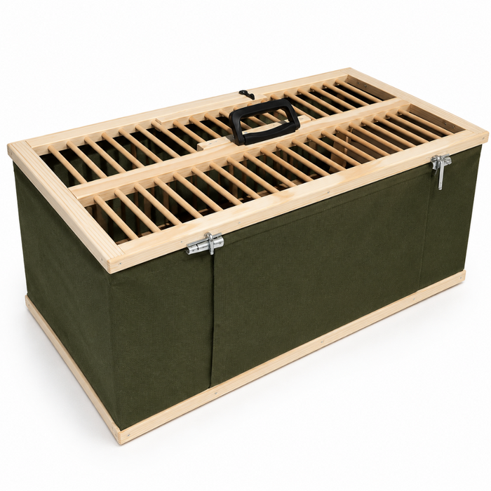 Polmark Linen Transportation Basket Foldable G53