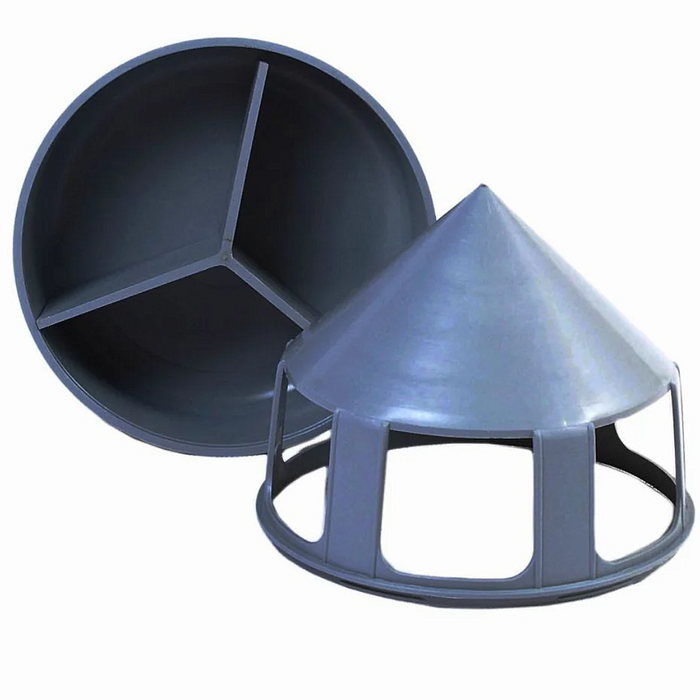 Polmark Grit Feeder with Compartments A47