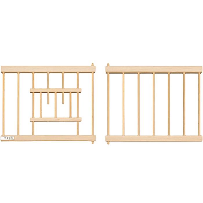 Polmark Door Set with Sliding Grill-Wooden Spokes G93