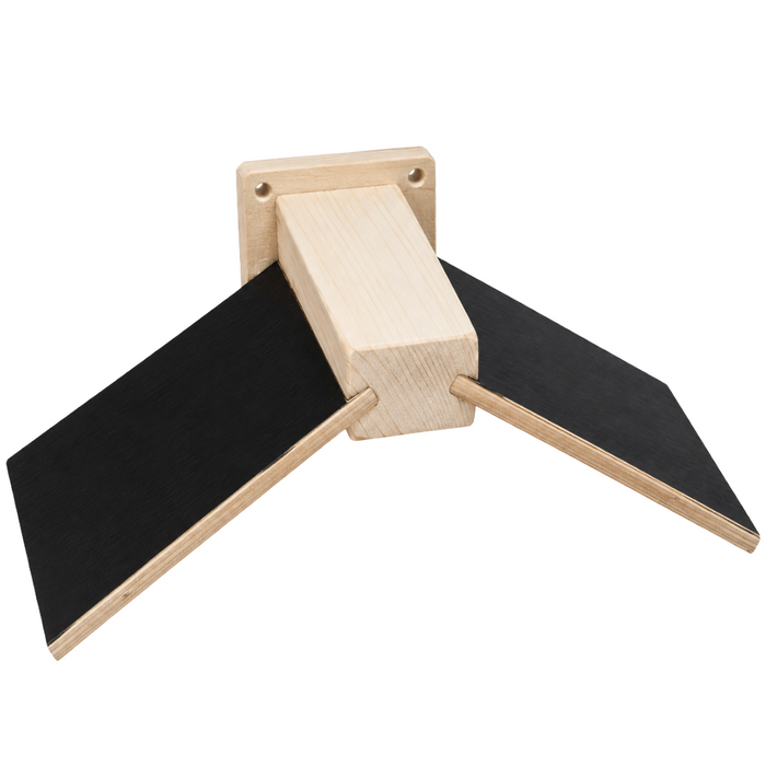 Polmark Wooden Perch with Black Plywood Wings G51