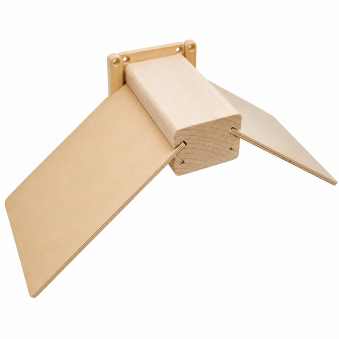 Polmark Wooden Perch 7cm with Beige Wings G49
