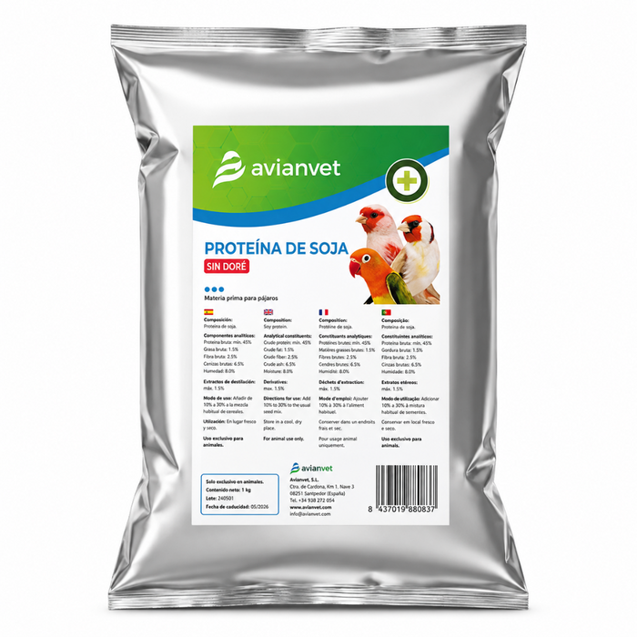 Avianvet Proteina De Soja (Soy Protein) 500 g