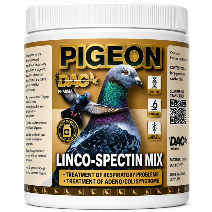 Dac Lincospectin 20% for AdenoColi and infections 100 g