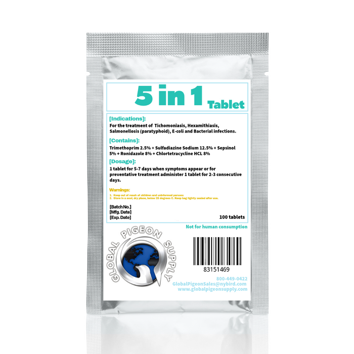 Global Silver 5 in 1 Tablets