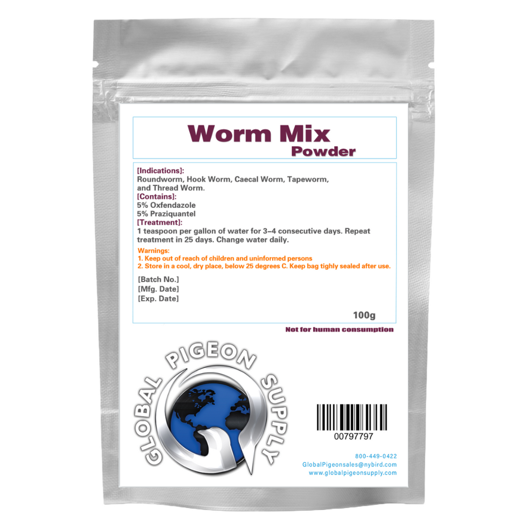 Global Silver Worm Mix Powder — Global Pigeon Supplies Inc.