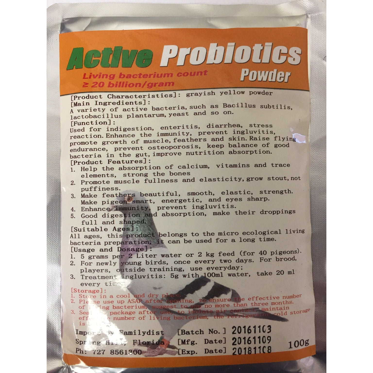 Global Pigeon Supply pigeon and bird health supplements and supply