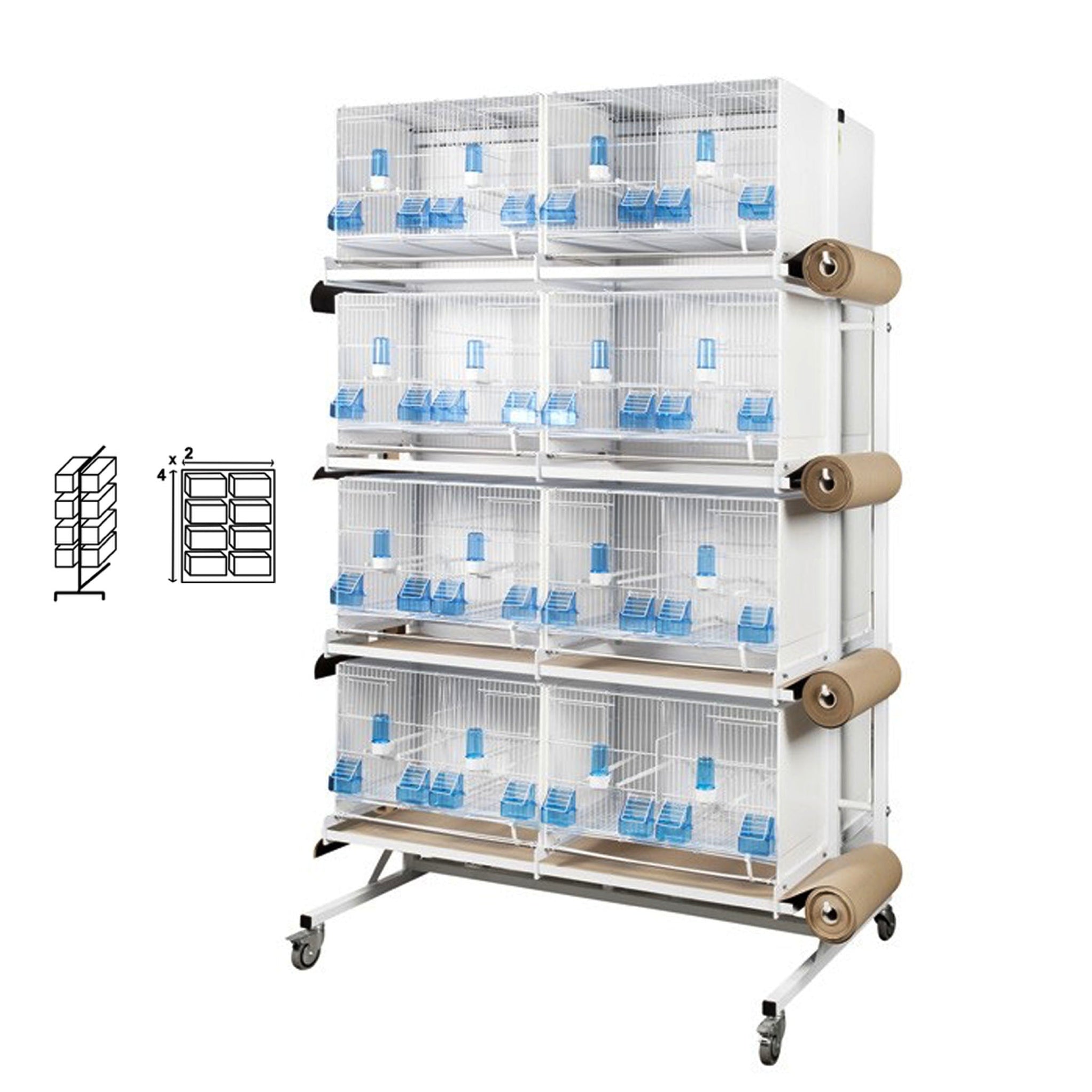 Stackable Brooder Cages Stackable Breeding Cages | Bird Breeding Cages | New York Bird Supply ...