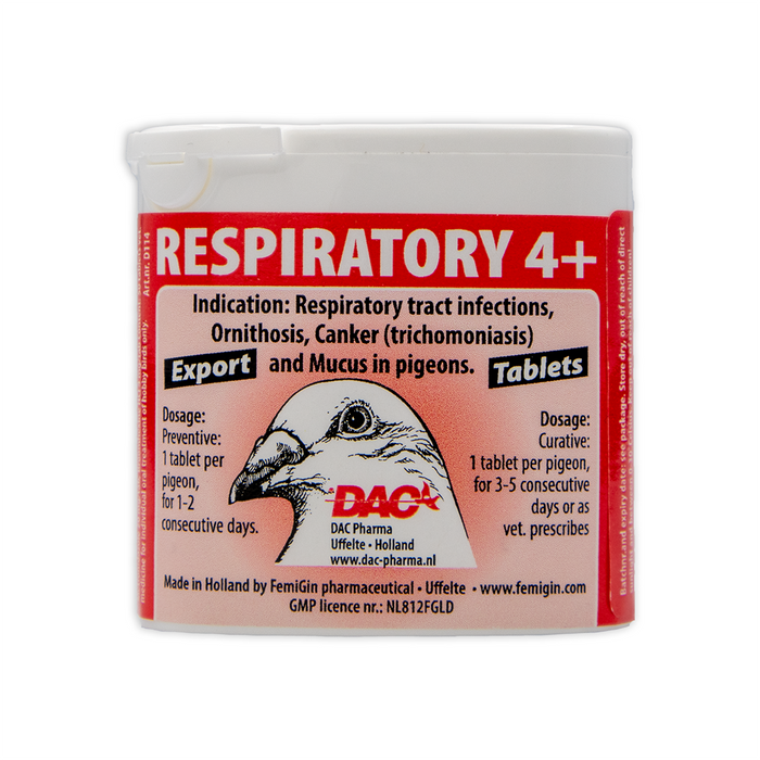 Dac Respiratory 4+ 50 Tablets