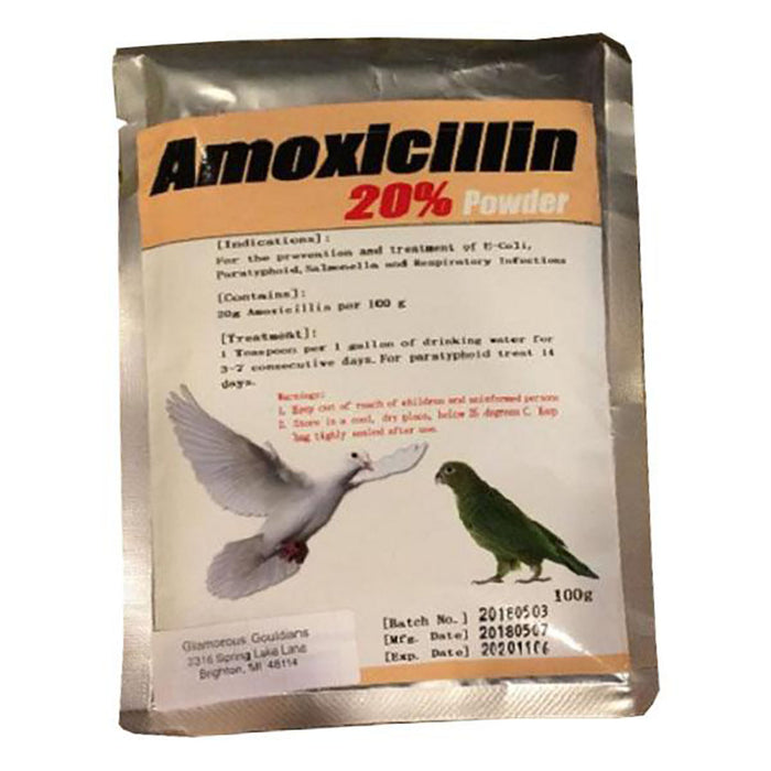 Amoxicillin 20% Powder 100g