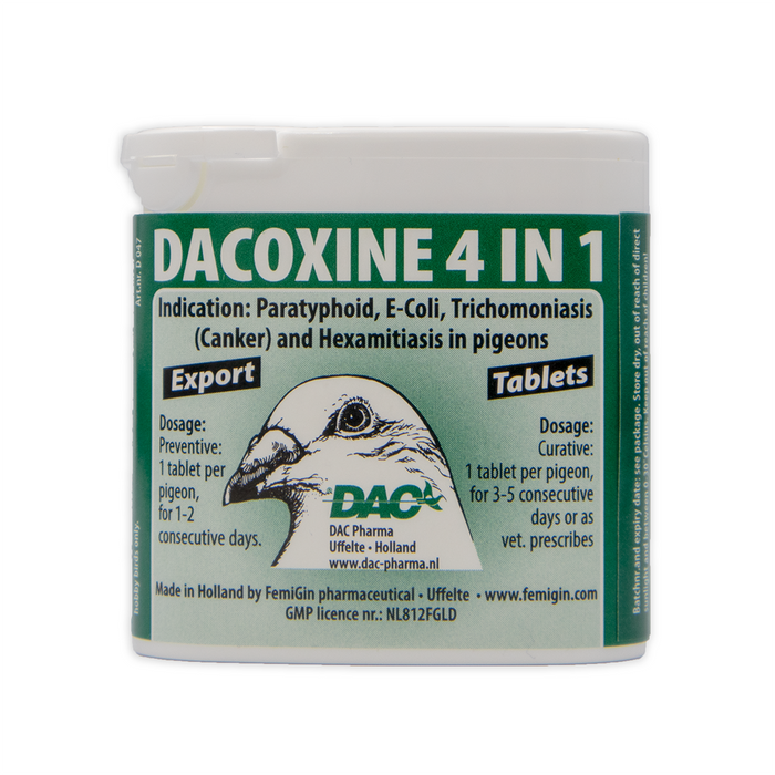 Dac Dacoxine 4 In 1 Tabs 50 Tablets