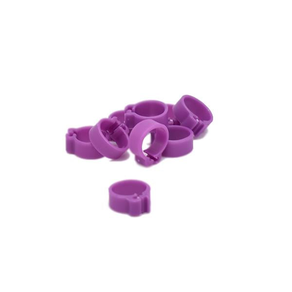 Snap Bands Colored for Pigeons - 100 Pack